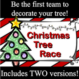Interactive Powerpoint Game:  Christmas Tree Race -- ANY subject
