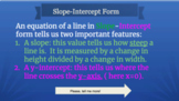 Interactive Presentation for Distance Learning: Slope-Inte
