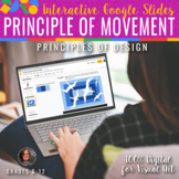 Interactive Principle of Movement -Google Slides Art Dista