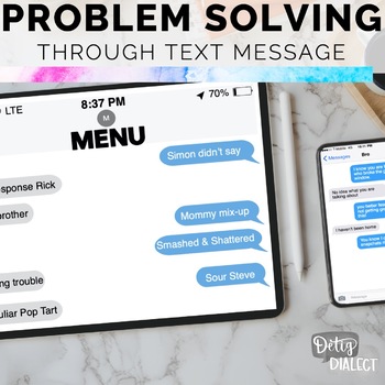 Preview of Problem Solving through Text Message [digital, no print]