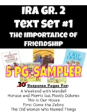 Interactive Read Aloud 2nd Gr. Text Set#1 SAMPLER SET! FREEBIE