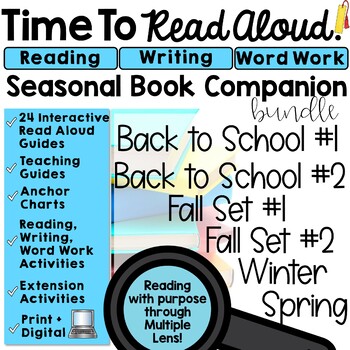 Preview of Interactive Read Aloud Lesson Activities Picture Book Spring May Reading