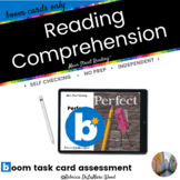 Interactive Read Aloud Boom Card™ Assessment Perfect