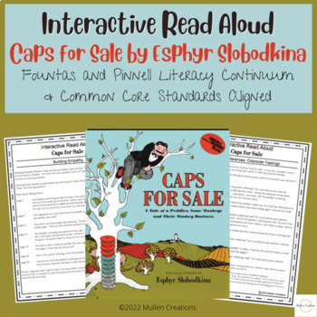 Preview of Caps for Sale | Interactive Read Aloud | Reading Comprehension Lesson Plans