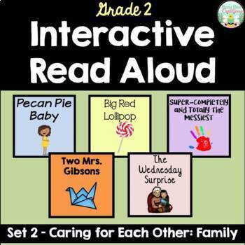 Preview of Interactive Read Aloud - Grade 2 - Caring for Each Other - Family