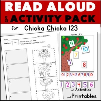 Preview of Interactive Read Aloud Lesson Plan Activities for Chicka 123