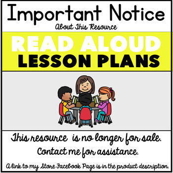 Preview of Interactive Read Aloud Lesson Plan KH