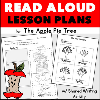 Preview of Interactive Read Aloud Lesson Plan w/ Sequence Activity for The Apple Pie Tree