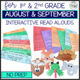 Interactive Read Aloud Lesson Plans August/September Edition