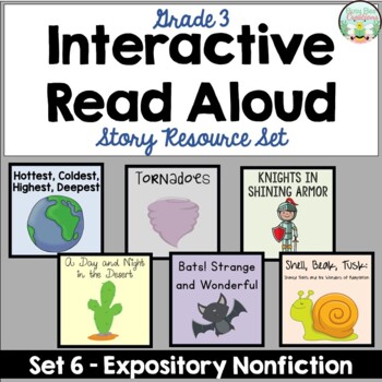 Preview of Interactive Read Aloud - Story Resource Set - Grade 3 - Expository Nonfiction