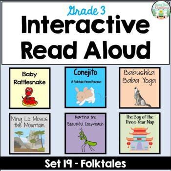 Preview of Interactive Read Aloud - Story Resource Set- Grade 3 - Folktales