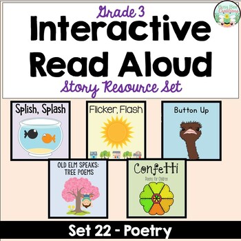Preview of Interactive Read Aloud - Story Resource Set - Grade 3 - Poetry