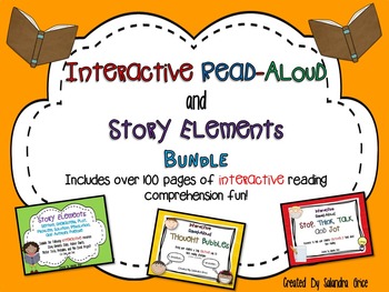 Preview of Interactive Read-Aloud and Story Elements Bundle