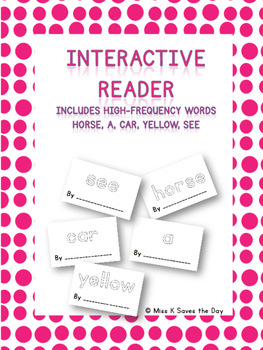 Preview of Interactive Readers - High Frequency Words