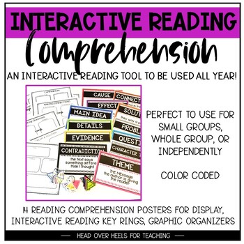 Preview of Interactive Reading Comprehension | Triangles, Posters, Organizers |