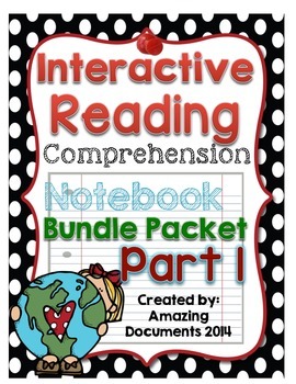 Preview of Interactive Reading Comprehension Notebook (Journal) - Part 1