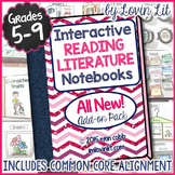 Reading Literature Interactive Notebook 2 ~ ALL NEW Add-On Pack for Grades 5-9