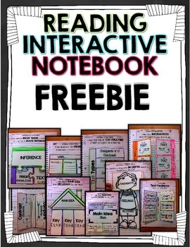 Preview of Interactive Reading Literature and Informational Text Notebook FREEBIE