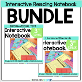 Interactive Reading Notebook 3rd Grade Reading BUNDLE