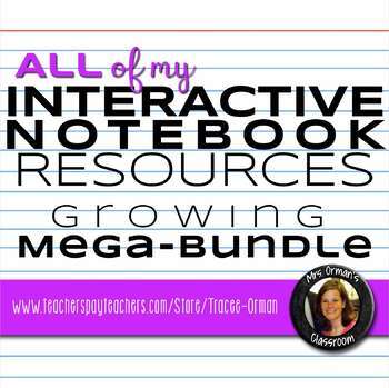 Preview of Interactive Reading Notebook Fiction and Nonfiction Mega Bundle