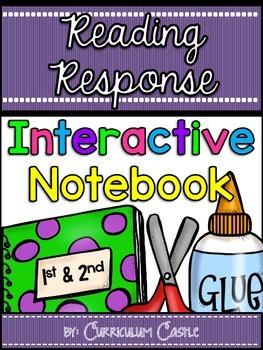 Preview of Interactive Reading Notebook: Reading Response Journal for 1st & 2nd Grade!