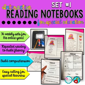 Preview of Interactive Reading Notebook / Special Education #1