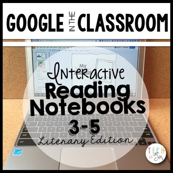 Preview of Distance Learning Google Interactive Notebooks: 3-5 Literary Edition