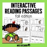 Interactive Reading Passages: FALL Edition