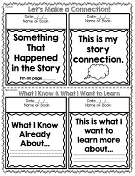 Interactive Reading Response Flaps-Grades 1 & 2 by Kim's Creations