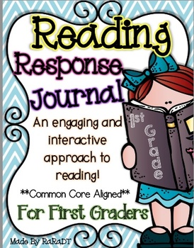 Preview of Interactive Reading Response Journal {First Grade}