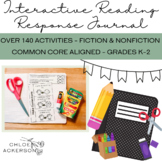 Interactive Reading Response Journal Notebook for K, 1st a
