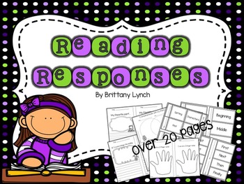Preview of Story Elements Graphic Organizers & Reading Comprehension Responses