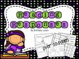 Story Elements Graphic Organizers & Reading Comprehension 