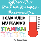 Interactive Reading Stamina Thermometer for Google Slides™ 
