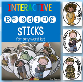 Interactive Reading Sticks for any Word List