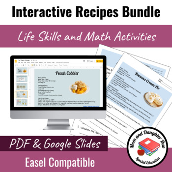 Preview of Interactive Recipes: Google Slides and Printable Version