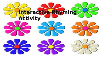 Preview of Interactive Rhyming Activity