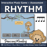 Interactive Rhythm Game + Assessment Sixteenth Notes {Danc