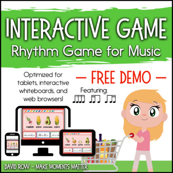 Preview of Interactive Rhythm Game - Super Food Rhythm Challenge DEMO - Sixteenth Notes