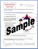 Interactive Rock Cycle Online Activity Packet Worksheet