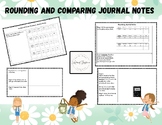 Interactive Rounding and Comparing Numbers Journal | Math Notebook Activity