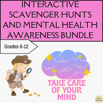 Preview of Interactive Scavenger Hunts and Mental Health Awareness Bundle