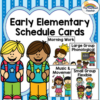 Schedule Cards | Pre-K Schedule Cards | GA Pre-K Schedule Cards | TPT