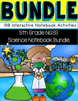 Preview of Interactive Science Notebook Bundle for Fifth Grade NGSS