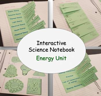 Preview of Interactive Science Notebook - Energy