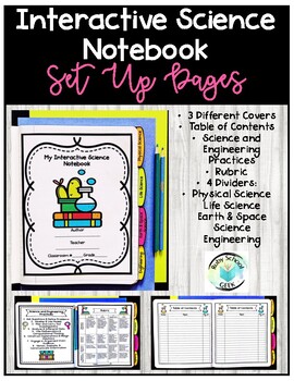 Preview of Interactive Science Notebook Set Up Pages