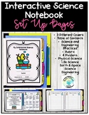 Interactive Science Notebook Set Up Pages