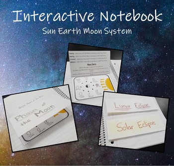 Preview of Interactive Science Notebook - Solar & Lunar Eclipse, Phases of the Moon, & Sun