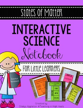Preview of States of Matter Science Interactive Notebook Activities - Templates
