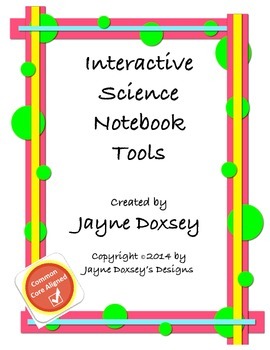 Preview of Interactive Science Notebook Tools